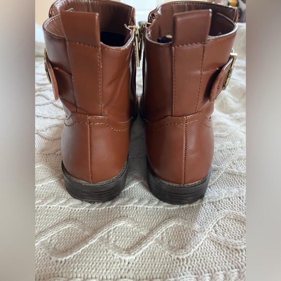 Tommy Hilfiger Brown Zip Up Boots Women’s Size 8 - Picture 9 of 13